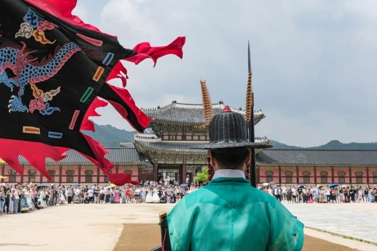 Changing,Of,The,Guard,Ceremony,At,Gyeongbokgung,Palace
